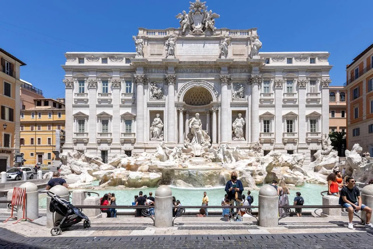 アパート Vg Fontana Di Trevi - 5 Stelle Proietti Apartament ローマ